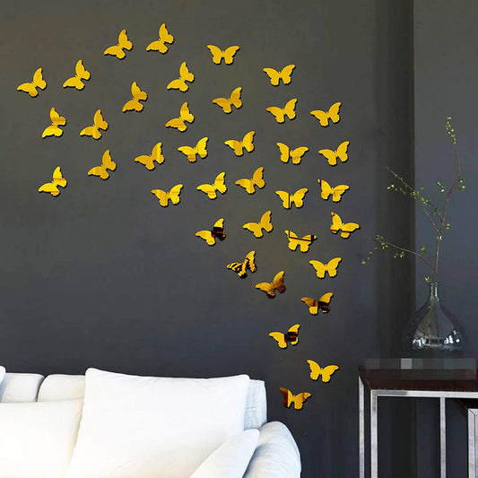 (pack Of 30) 3d Acrylic Butterfly Wall Decoration Items For Home, Bedrooms Inspire Kids And Look Decent