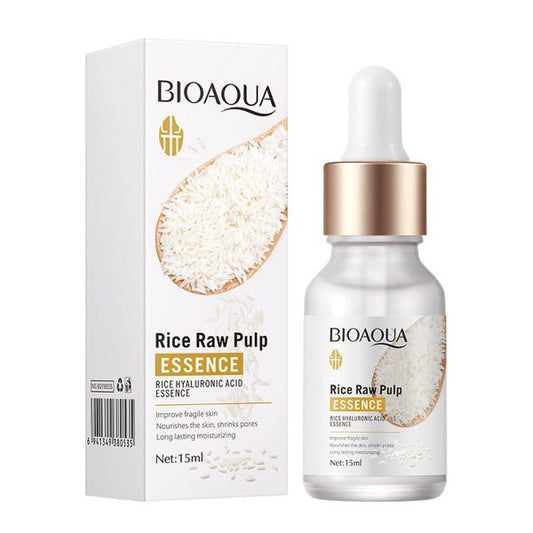 Original Bioaqua Rice Serum Natural Moisturizing Anti Aging Skin Care Face (15ml)